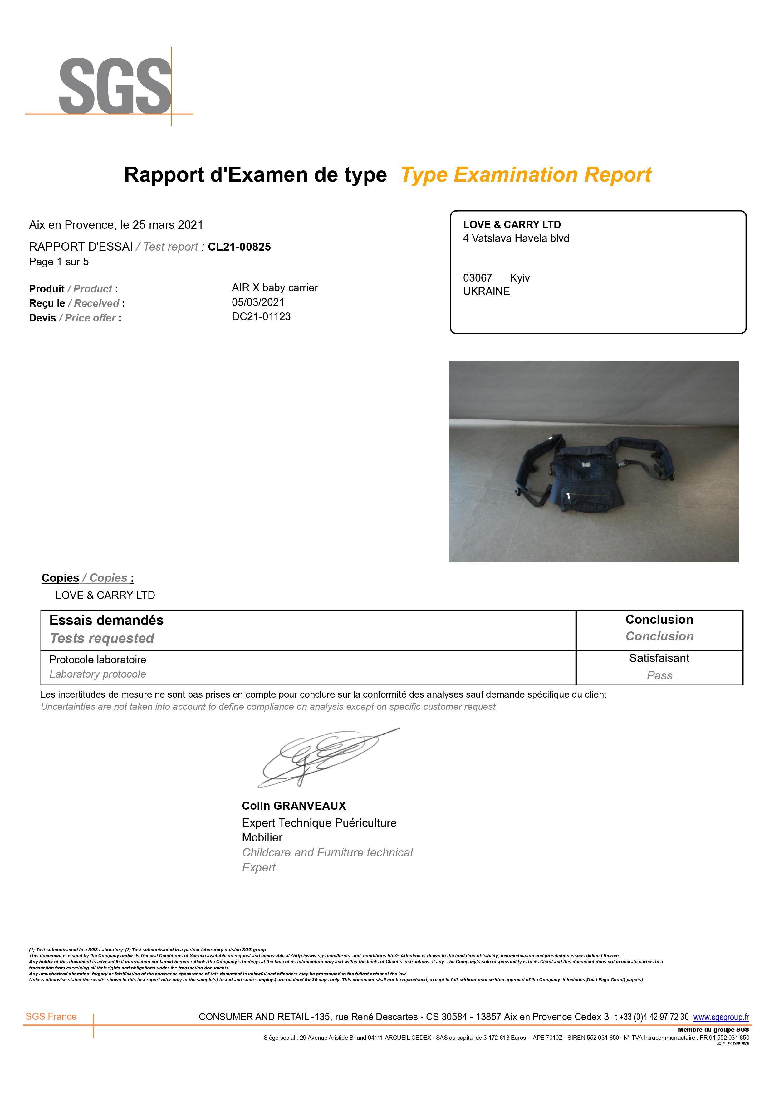 AIR X - CEN TR16512 SGS test report_1.page_2021.jpg